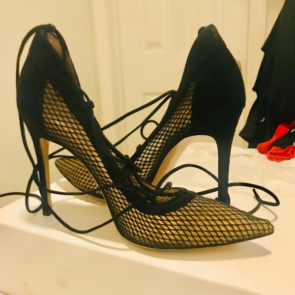 Gianvito Rossi suede mesh pumps last sale day - Picture 3 of 8